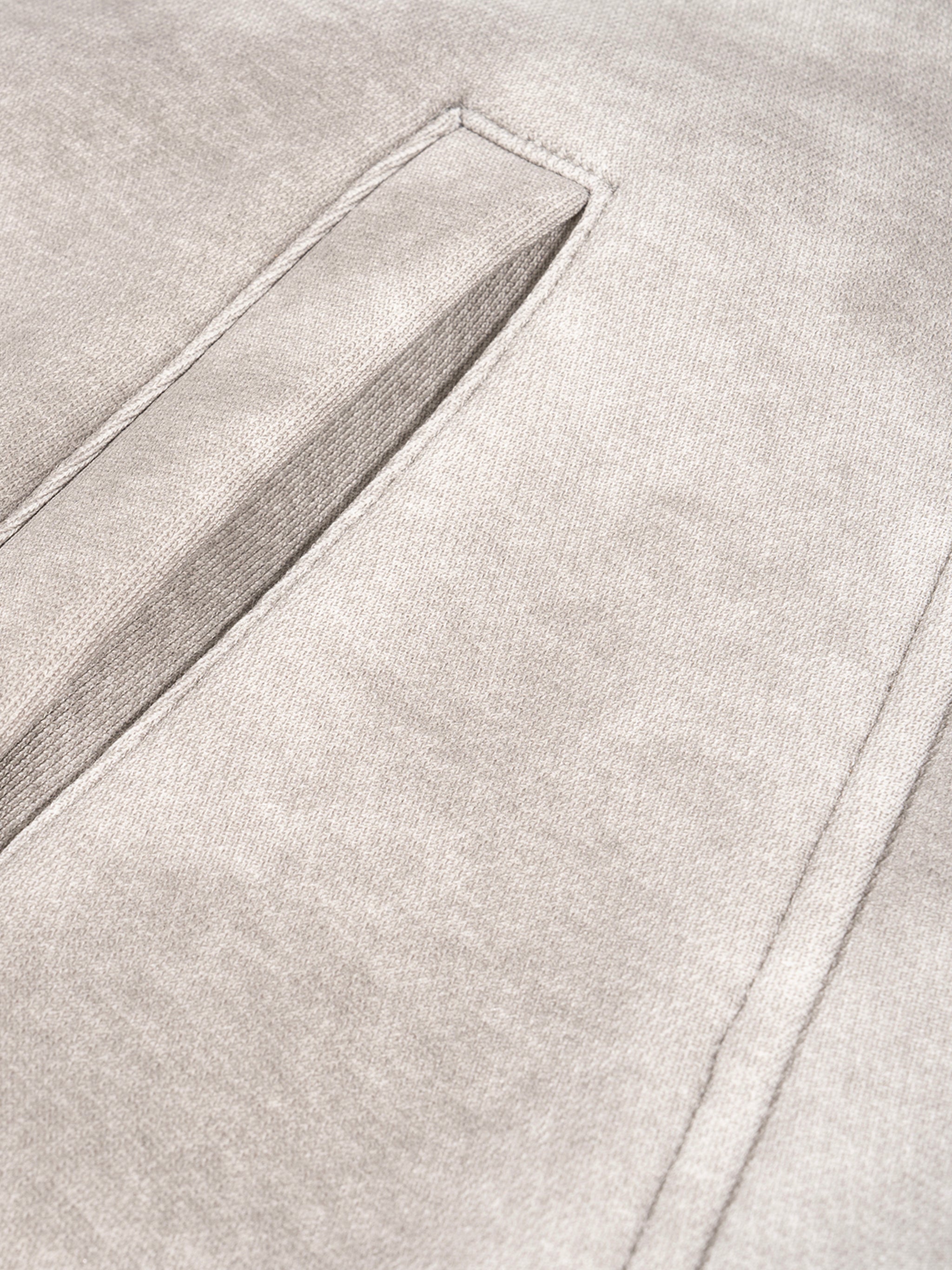 Dirty Washed Boxy Zip-up Fleece Hoodie